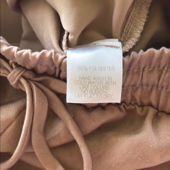 Harlowe & Graham Brown 3” Sleep Shorts Elastic Drawstring Waistband Sz M - Picture 4 of 8